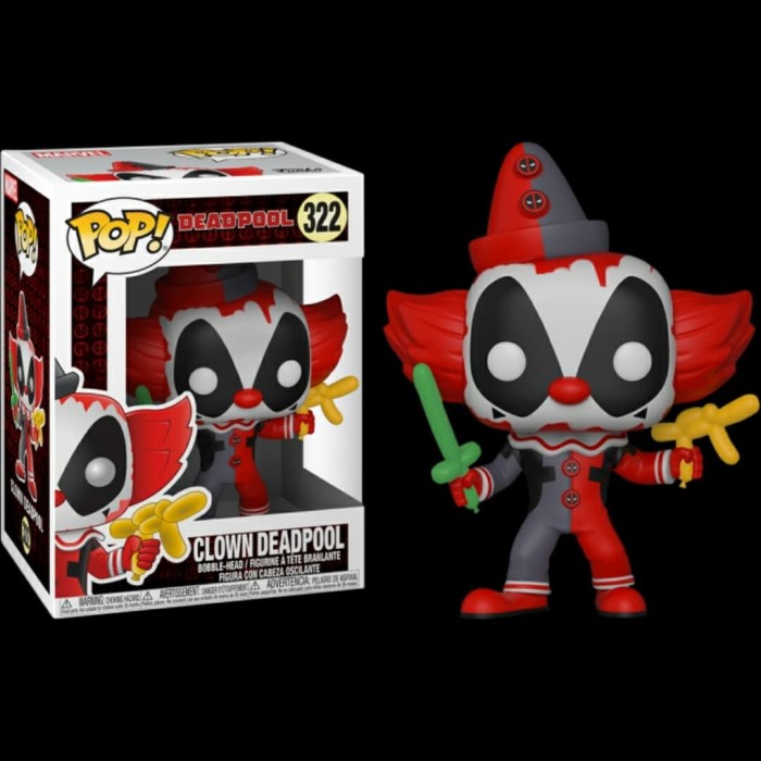 Funko Pop Marvel - Deadpool - Clown Deadpool