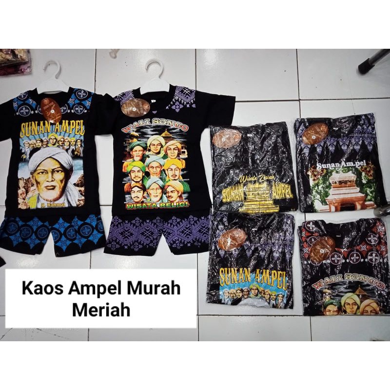 setelan KAOS BATIK SUNAN AMPEL termurah