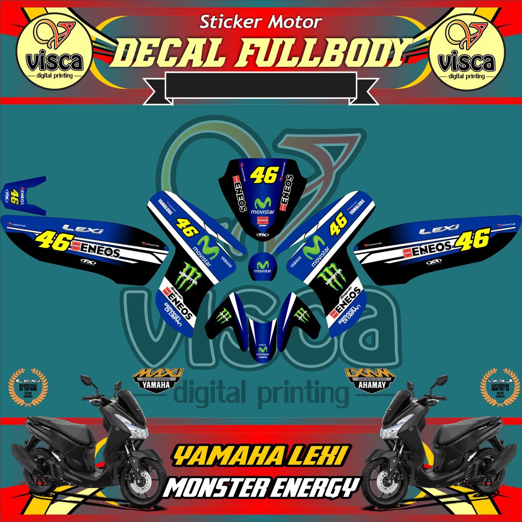 Stiker Motor Lexi Decal Stiker Yamaha Lexi ME