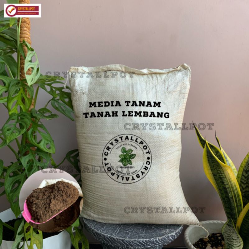 TANAH LEMBANG murni media tanam organik untuk berkebun - KARUNG POLOS