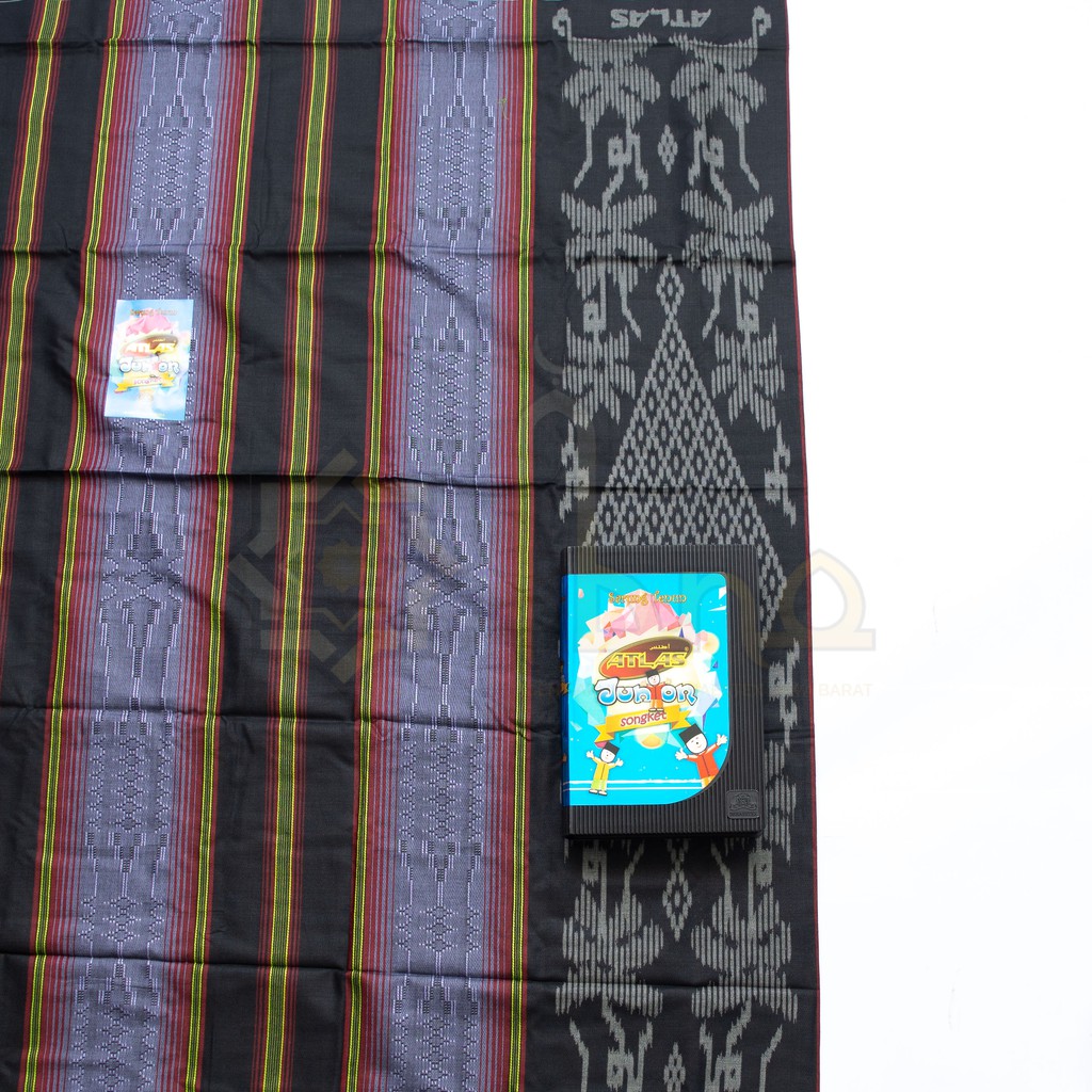 Sarung Atlas Junior Songket Hitam Ungu