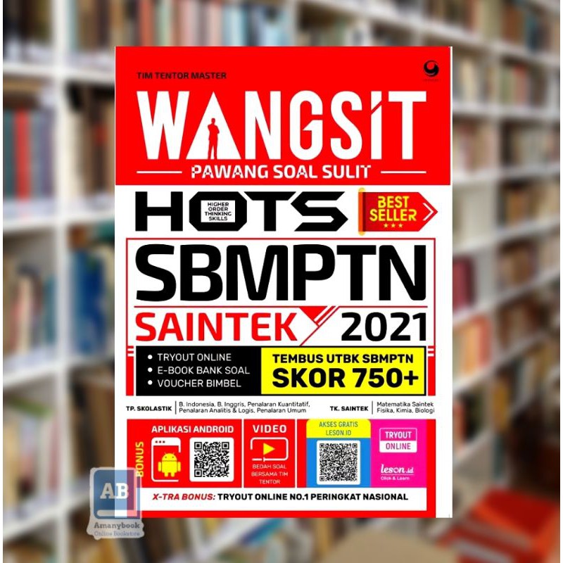 WANGSIT (Pawang Soal Sulit) HOTS UTBK SBMPTN SAINTEK 2021 - Tim Tentor Master (100% Original)