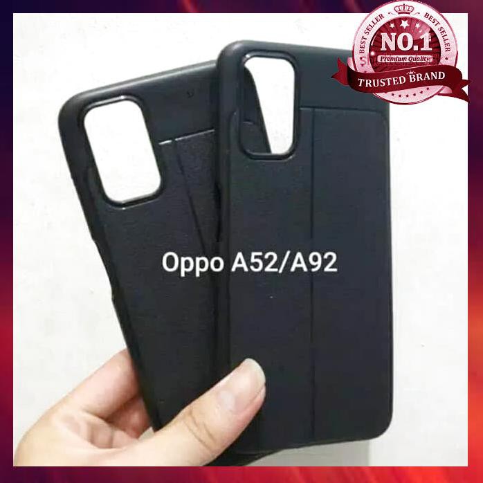 PROMO CASE OPPO A92 2020 SLIM LEATHER CASE AUTOFOCUS OPPO A92