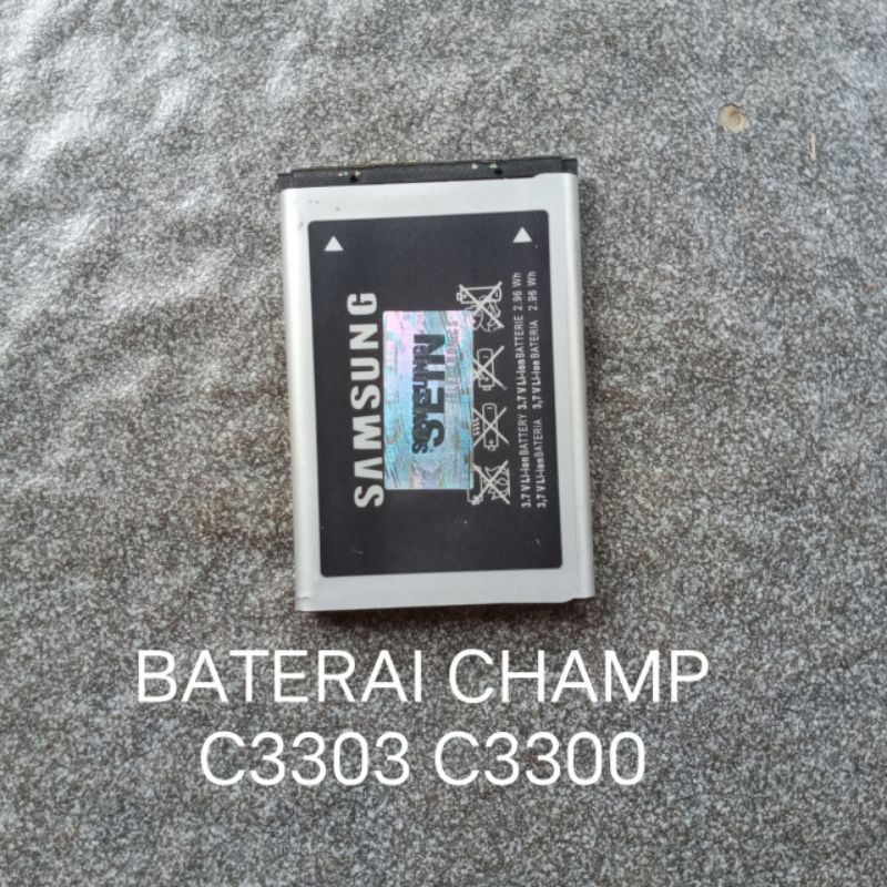 Baterai Samsung Galaxy Champ C3303 C3300 E2652 E1080 E1205 caramel E1272 C140 AB553446BU battery batre batere baterei batrei batrai bateray