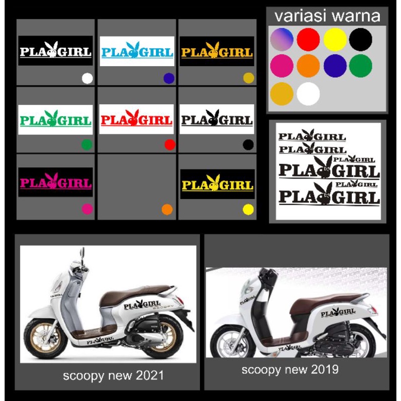 sticker scoopy playgirl 2022