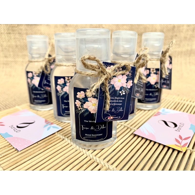 Souvenir Hand Sanitizer / Costum Hand Sanitizer 30ml dan 60ml / Souvenir Pernikahan/
