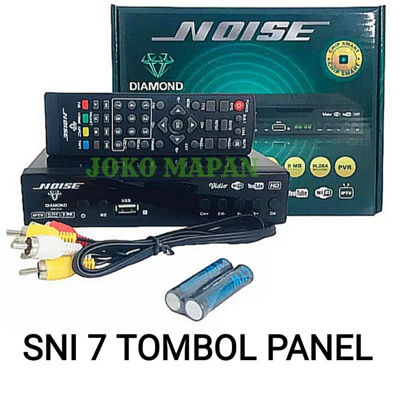 STB TV DIGITAL SET TOP BOX TV DIGITAL NOISE & LUBY sinyal paling peka chipset sunplus bergaransi ber