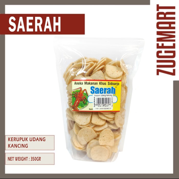 

Kerupuk Udang Kancing Kerupuk Keping Kecil Ny. Siok 350 gr