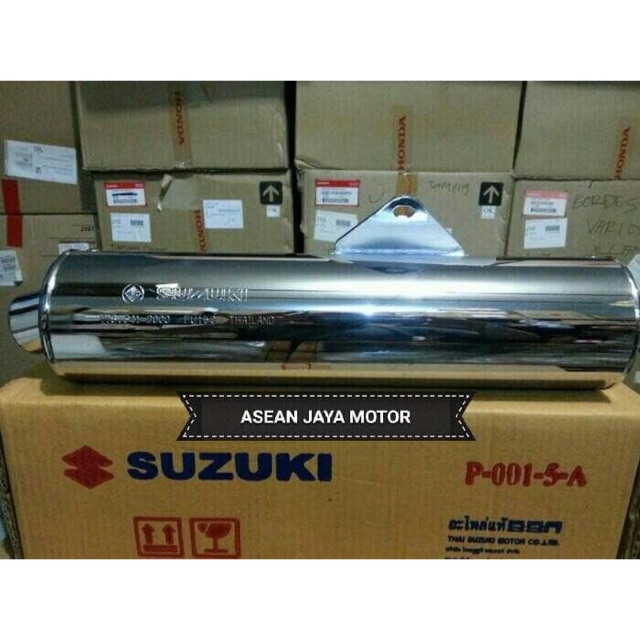 SILENCER SATRIA FU OLD IMPORT THAILAND 14310-25G20-000 ORIGINAL SUZUKI