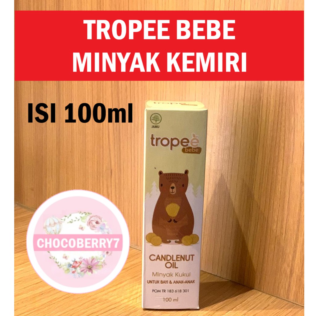 Tropee Bebe Minyak Kemiri Bayi 100 ml Candlenut Oil TROPE BEBE Minyak Kukui