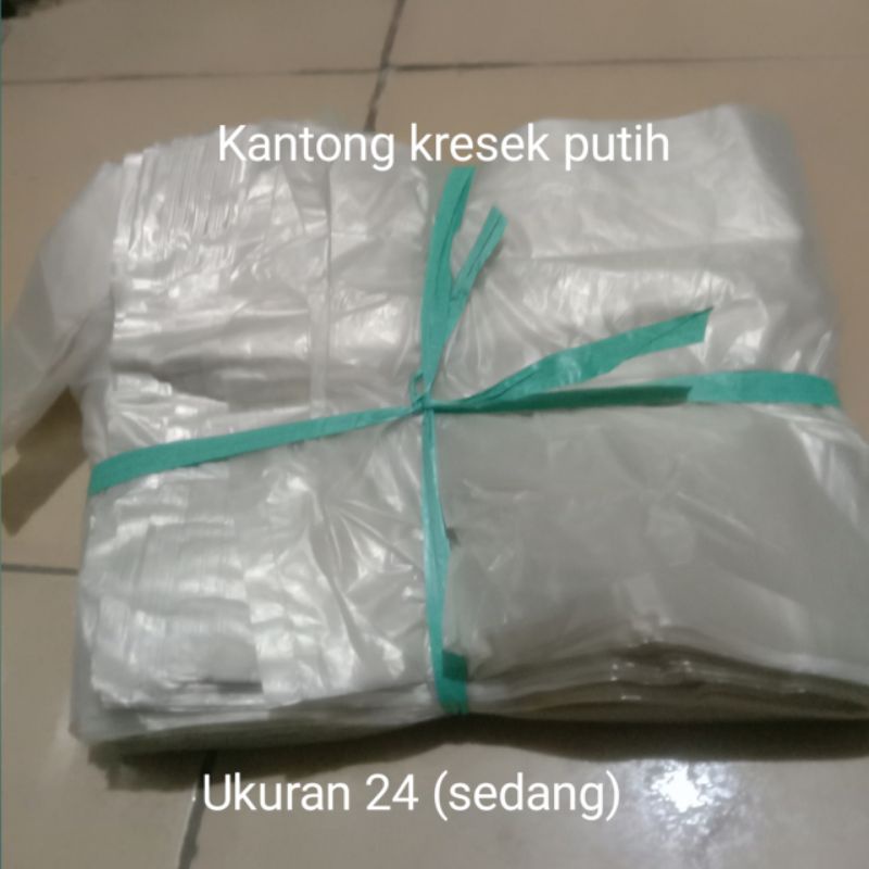 Kresek kantong /kantong kresek HD/Kantong kresek kiloan los putih kuat murah