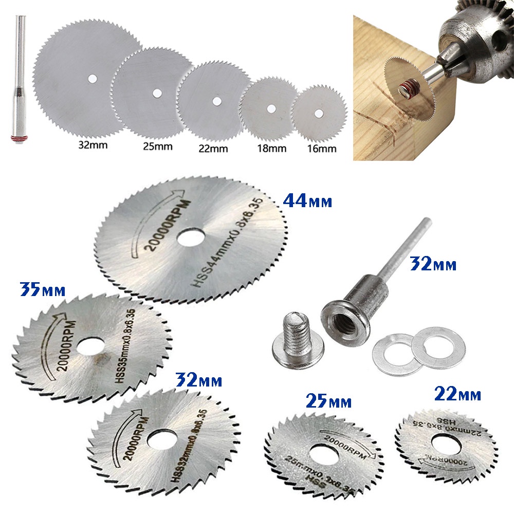 DREMEL Accessories Mini Rotary Drill Grinder Cut Saw Disc Set Mata Gergaji kayu Plastik PVC fibergla