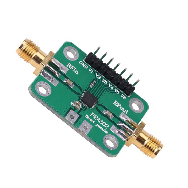 Btsg PE4302 Numerical Control Digital RF Attenuator Module 1MHz-4GHz Paralel 0.5dB Langkah 31.5dB Nilai Attenuasi