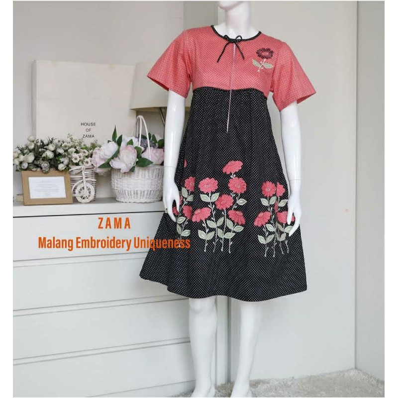 Daster bordir Malang Zama uk L