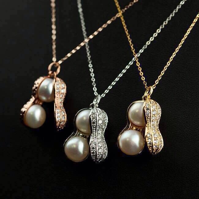 AZ007 [COD]Wanita Perhiasan Imitasi Faux Pearl Klavikula Kalung Wanita Murah Korea