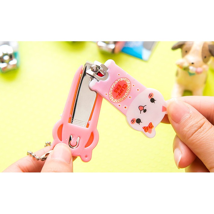 Gunting Kuku Kecil Aman ANTI SLIP untuk Bayi Lucu Jepit Kuku Kartun Potong Kuku Nail Clipper