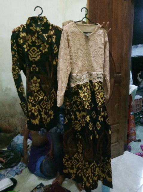 Tasyananu_batik Ipnu-ippnu Couple Gamis Brokat 2564 / Mahardani Couple