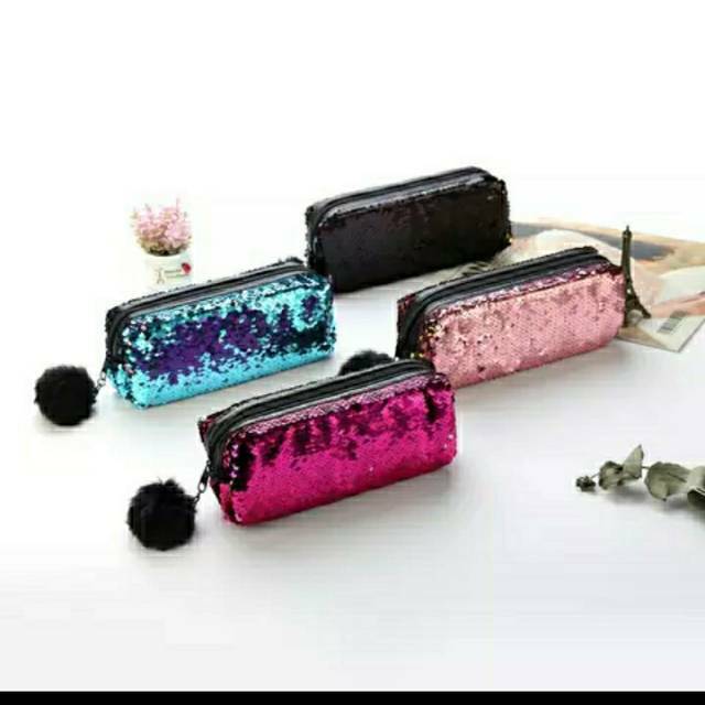 

Pouch / kotak pensil berubah warna