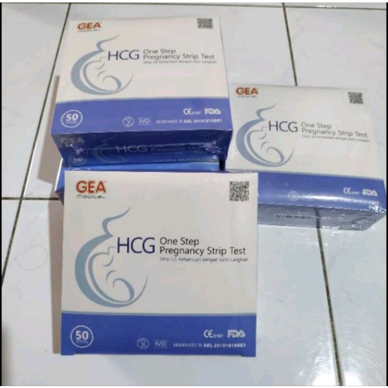 Hcg Strip Gea / Hcg Gea / Tes Kehamilan / Tespek / Hcg / Gea / Alat tes kehamilan / Hcg Strip