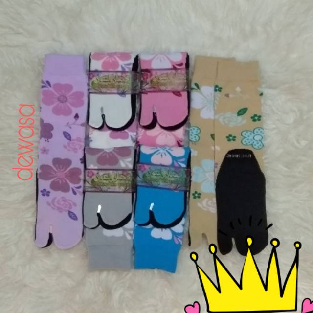 Kaos Kaki  Jempol Wanita Kaos Kaki Jempol Motif