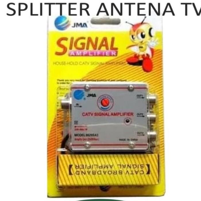 Signal Jma Asli Antena Catv 3 Cabang Catv Signal Amplifier