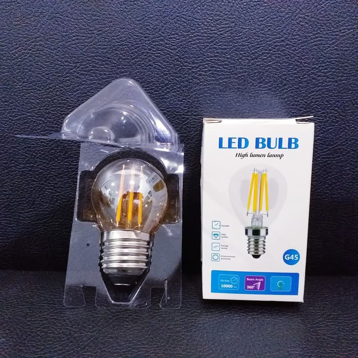 Lampu Candle E27 Filament Filamen Bulb 4w / Bola Lilin Filamen LED