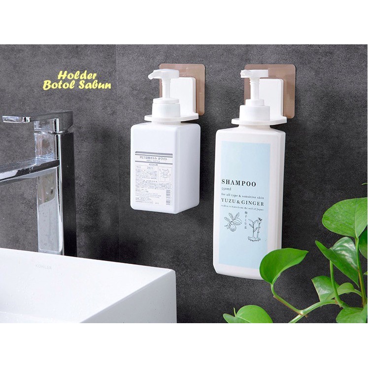 MH - HOLDER BOTOL SABUN - GANTUNGAN BOTOL SABUN - RAK SHAMPOO GANTUNG