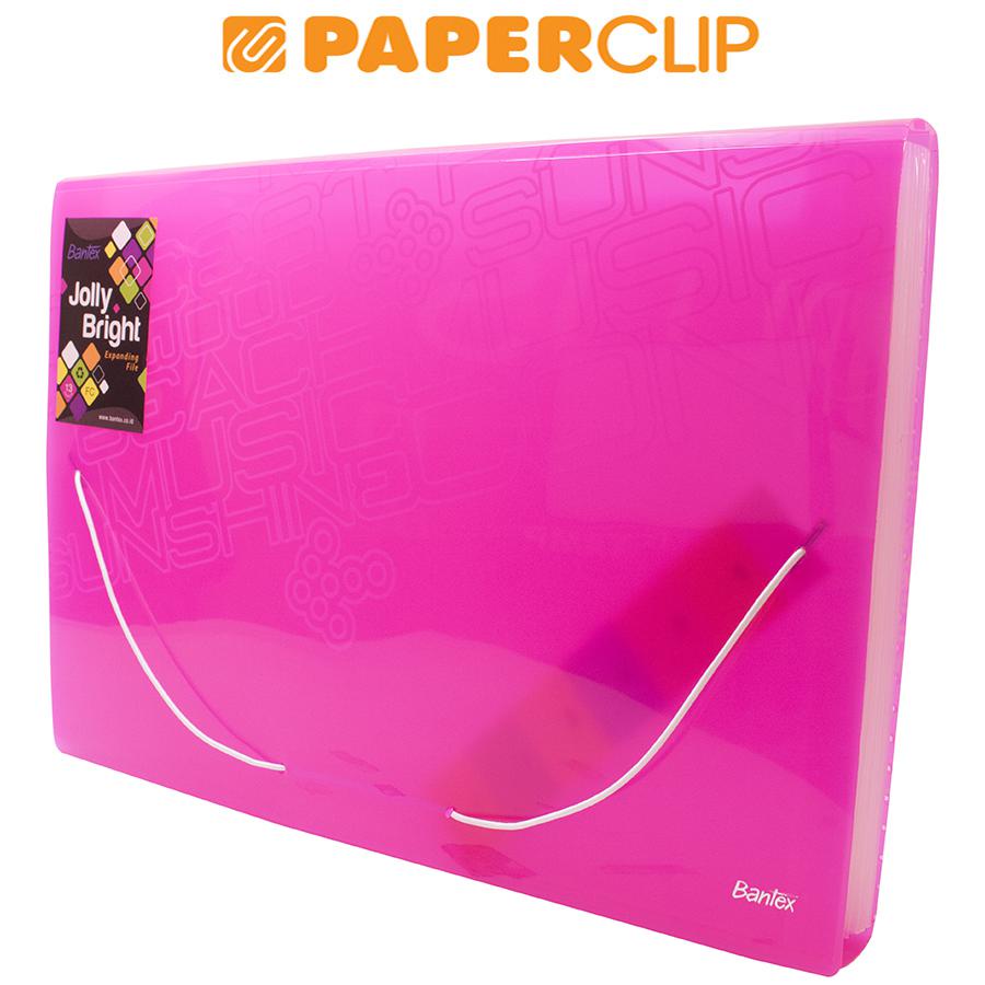 

EXPANDING FILE BANTEX 3607 FOLIO 19 PINK