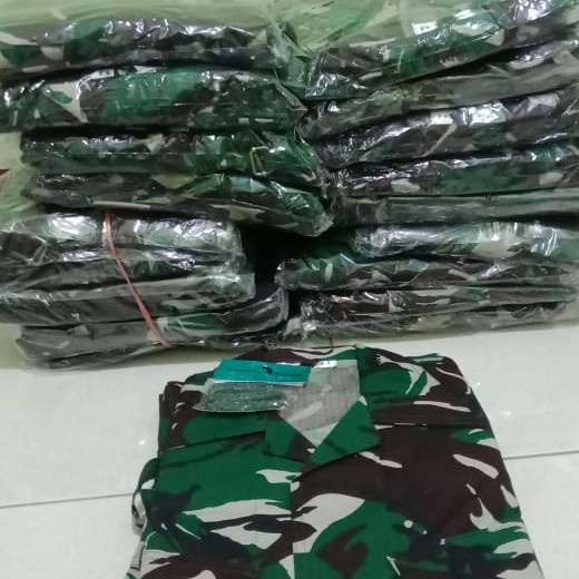 TERMURAH- Baju pdl loreng TNI AD jatah terbaru 2020