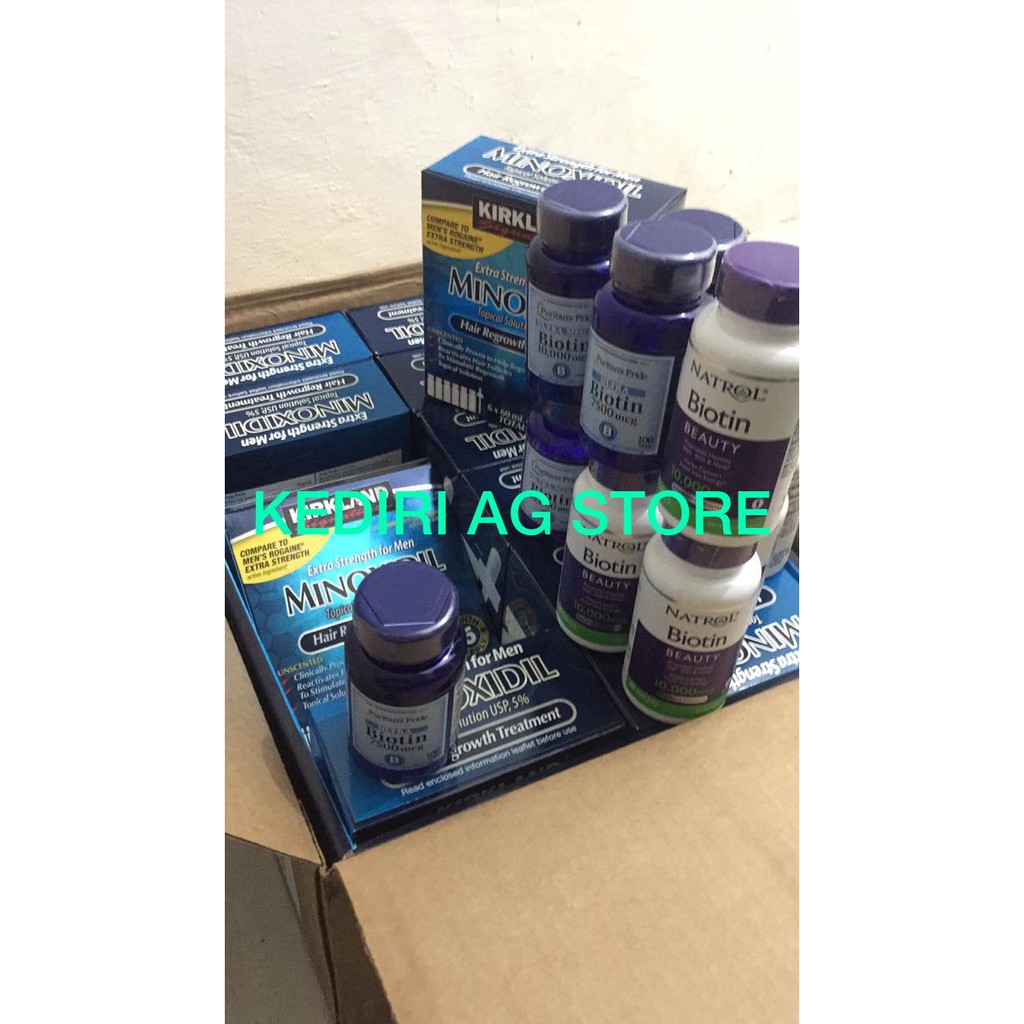 paket 4 btl minoxidil kirkland signature topical 5% 60ml (4 bulan pakai)free 3pipet 1pipet ori