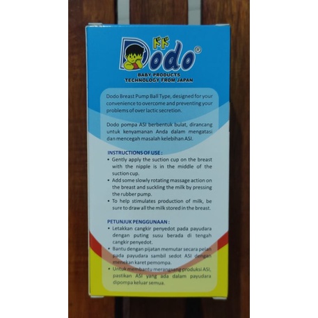 Breast Pump Dodo / Alat Pemompa Asi / Membantu Mengeluarkan Asi