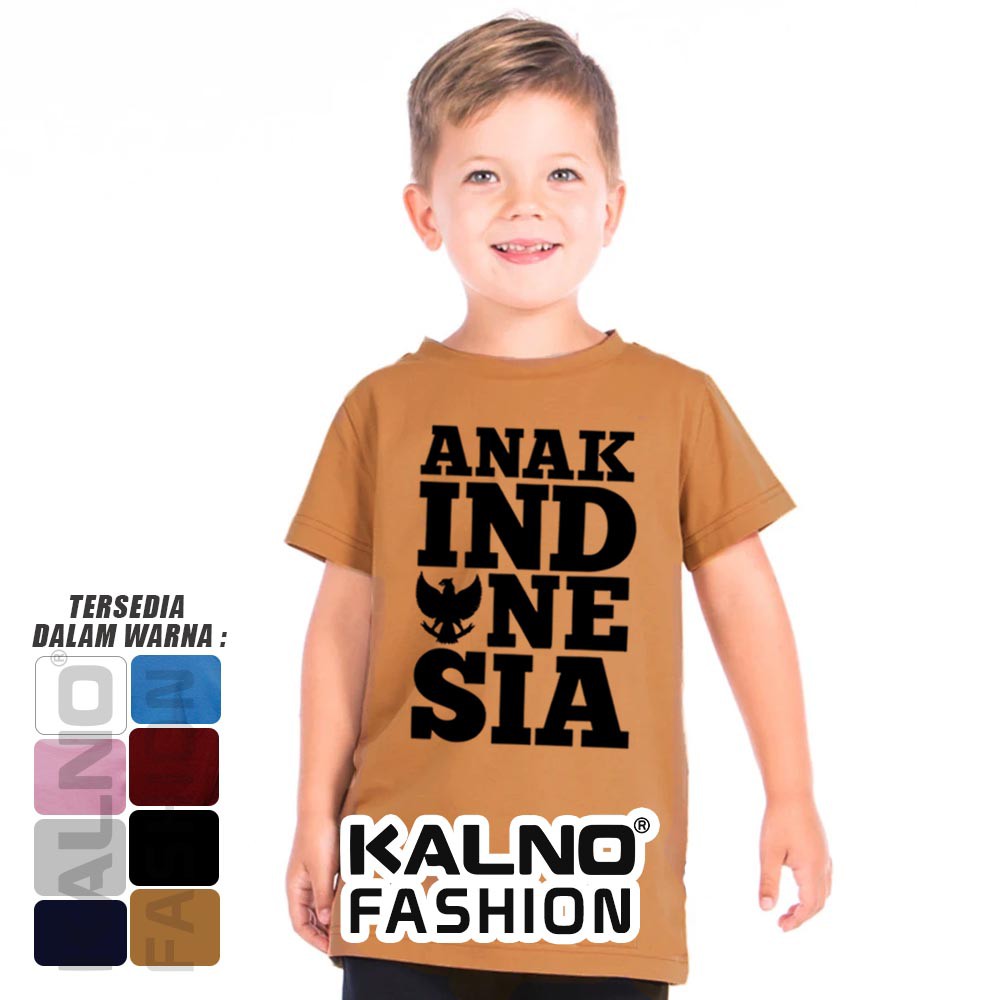 Kaos Anak pria / wanita Print anak Indonesia 171