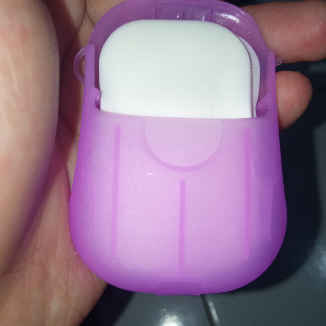 Sabun Kertas Cuci Tangan Praktis Travelling Paper Hand Soap Kebersihan