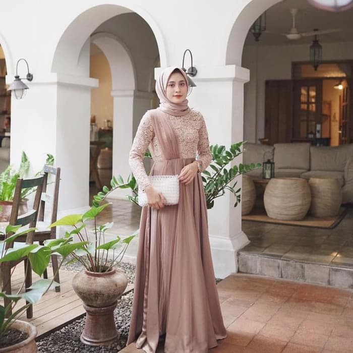 MURAH Pakaian atasan set muslimah sabyan ibu wanita Dress pesta cantik Baju kondangan Gamis setelan