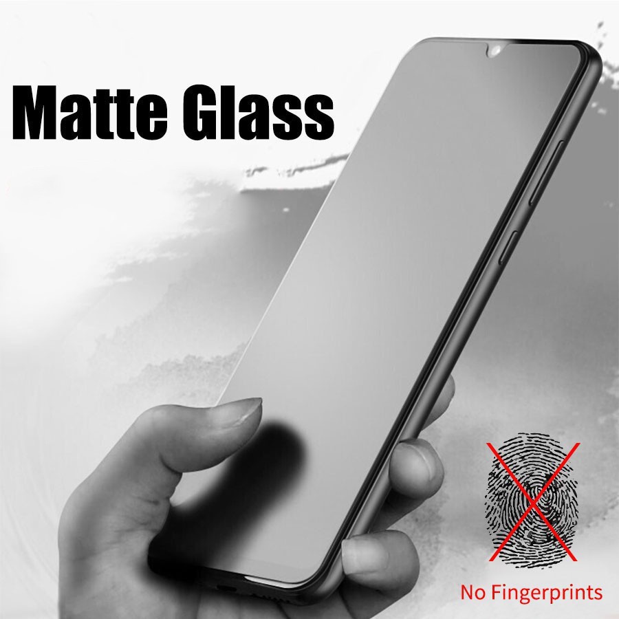 XIAOMI POCOPHONE POCO F3 5G POCO M3 X3 PRO X3 NFC TEMPERED GLASS MATTE GLARE ANTI MINYAK SCREEN GUARD TEMPRED FULL COVER PELINDUNG LAYAR