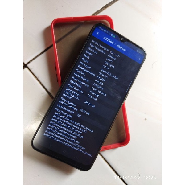 opo a31 second ram 4/128