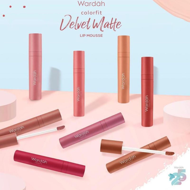 WARDAH VELVET MATTE LIP MOUSSE / LIP CREAM WARDAH