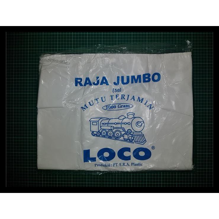 Jual Special Kantong Plastik Hd Loco Tebal Putih Jumbo 1kg Shopee Indonesia 2219