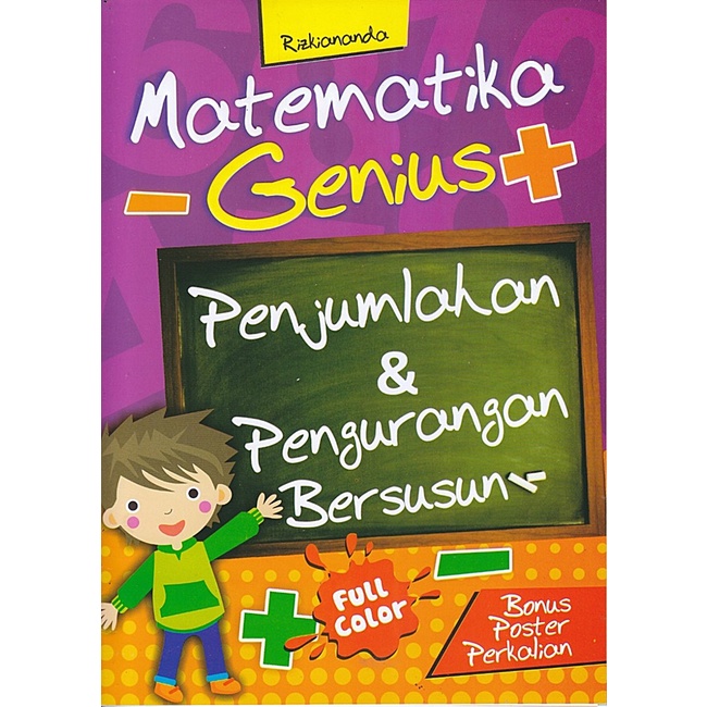 Gramedia Medan - MATEMATIKA GENIUS PENJUMLAHAN & PENGURANGAN BERSUSUN (BONUS
