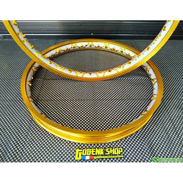 VELG DFT VLINE GOLD SILVER UK 120 140 RING 17 ORIGINAL THAILAND