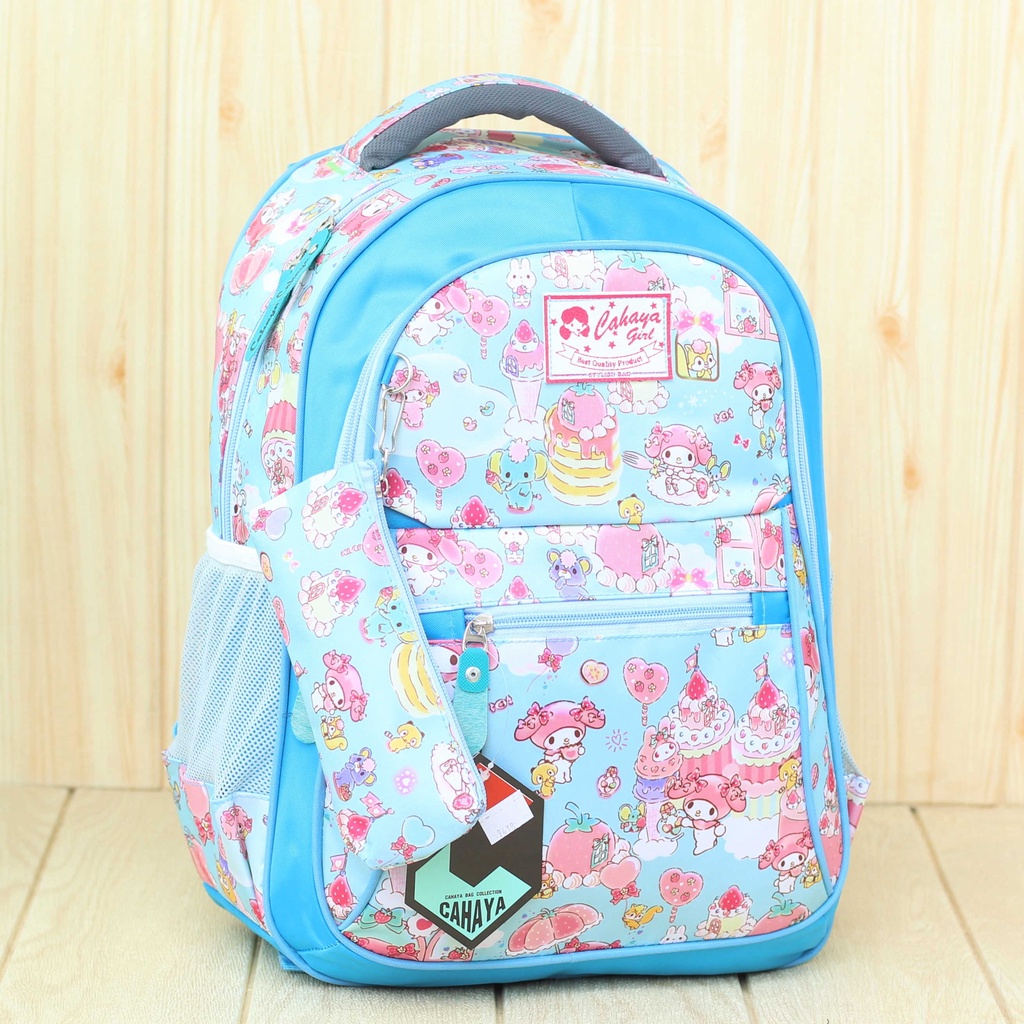 Tas Sekolah Anak Perempuan Ransel TK SD Termurah Awet Lucu My Melody Bagus Stylish Fashionable Terbaru Krakter Kartun  Tebal