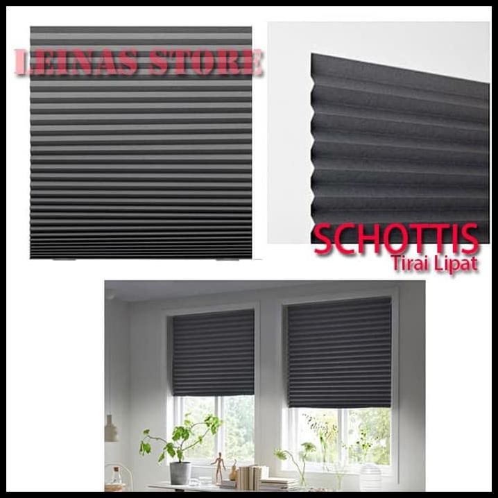 Tirai Lipat Minimalis Langsung Tempel / Vertical Blind Abu Abu Tua