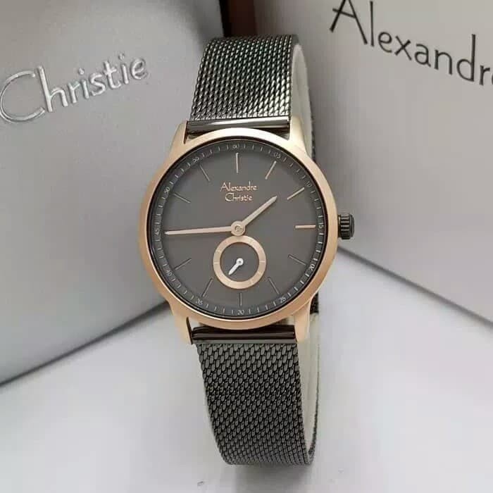 JAM TANGAN WANITA ALEXANDRE CHRISTIE AC 6498 RANTAI PASIR ORIGINAL GARANSI RESMI 1 TAHUN