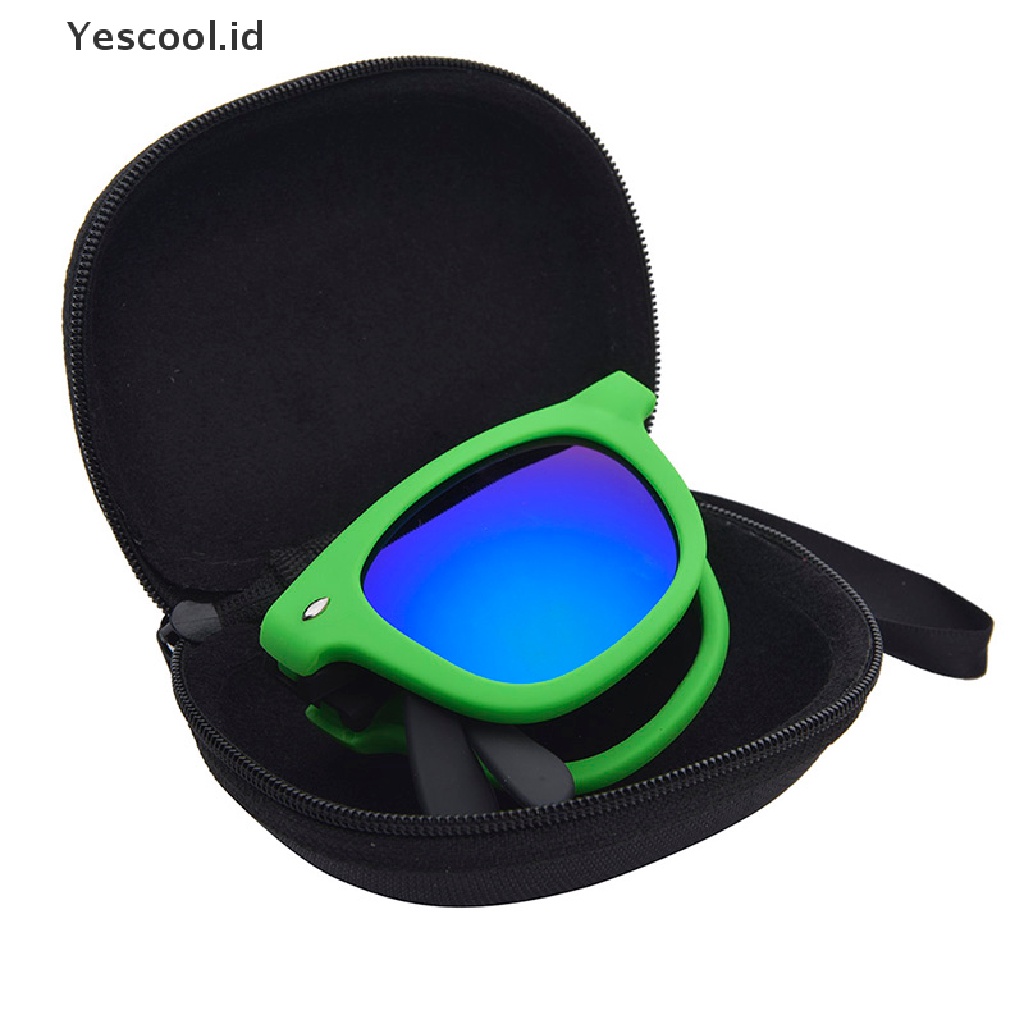 【Yescool】 Retro Men Women Folding Sunglasses Eyewear Sports UV Protection Sun Glasses .