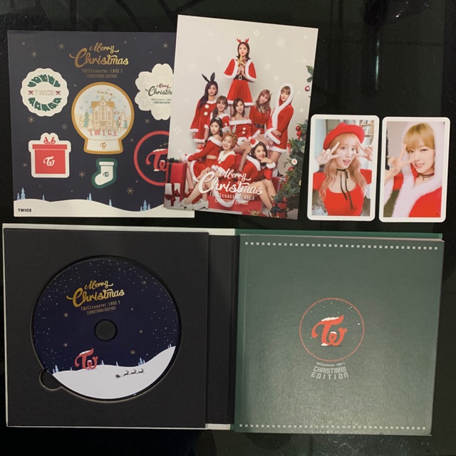 Twicecoaster Lane 1 Christmas Edition Album Momo Jeongyeon Photocard Official