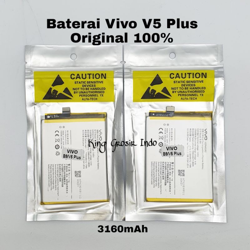 Baterai Vivo B-B9 / BB9 / B9 / V5 Plus / X9 Original 100% Battery