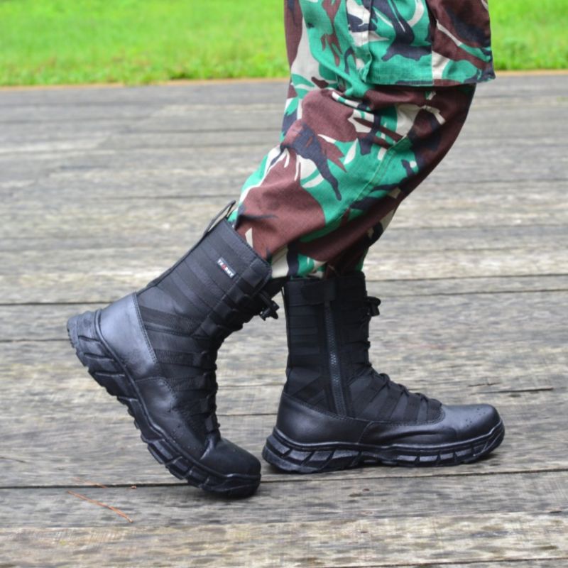 SEPATU PDL NINJA WEBA TXARMY BAHAN KULIT SAPI ASLI SEPATU PDL DINAS LAPANGAN TNI POLRI SECURITY SATPAM SEPATU BOOTS PRIA WANITA