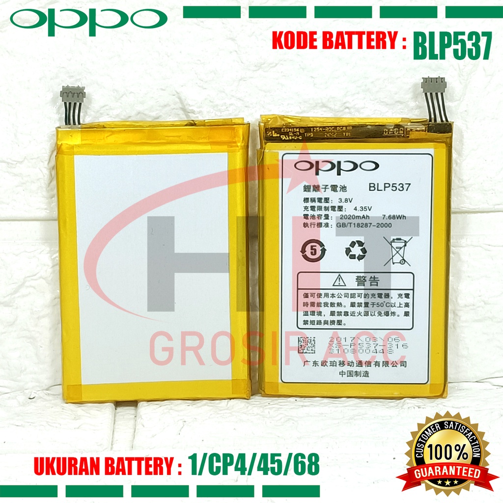 Baterai Battery Original OPPO BLP537 U Like 2 U705 U7015 U705W U705T