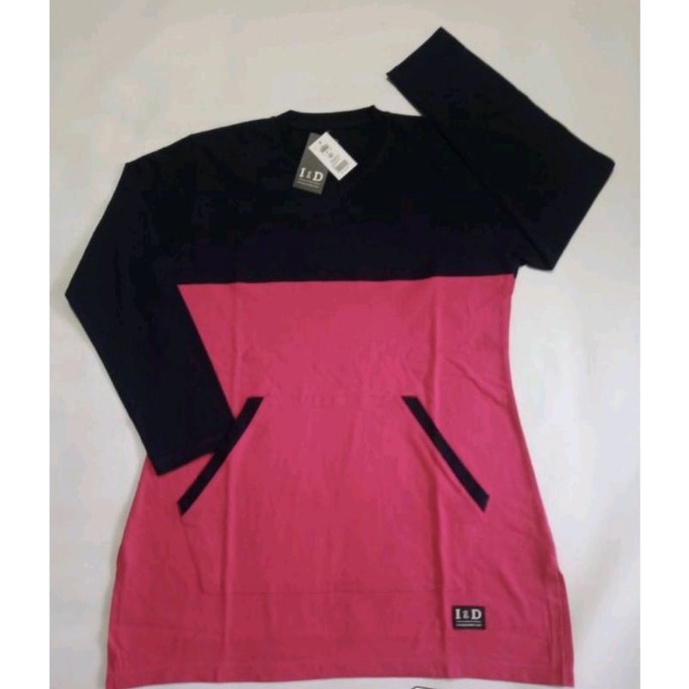 Tunik saku muslimah/Atasan kaos muslim/atasan wanita muslim