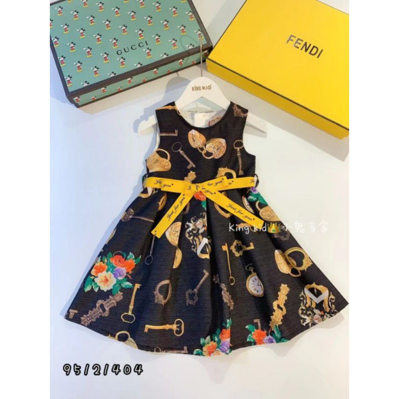 KING KID DRESS ANAK KEY BLACK IMPORT/ DRESS KING KID PREMIUM